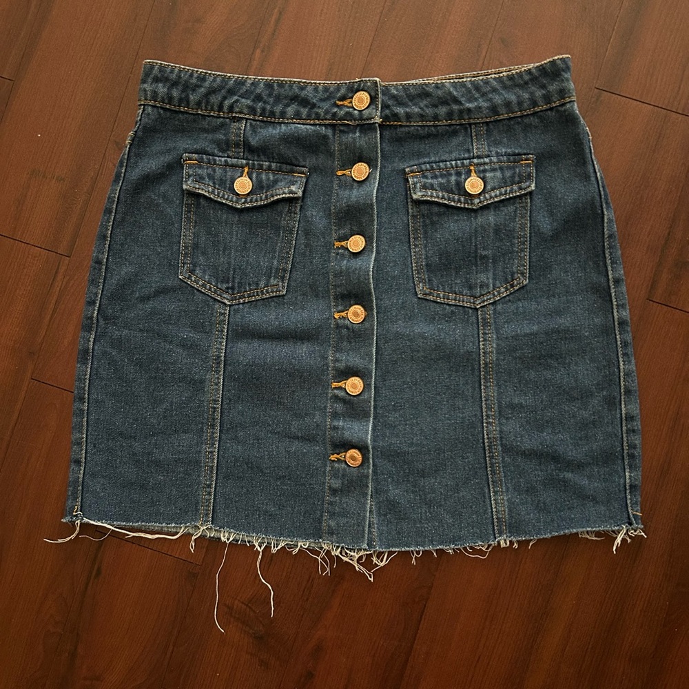 Forever 21 Denim Skirt Sz L